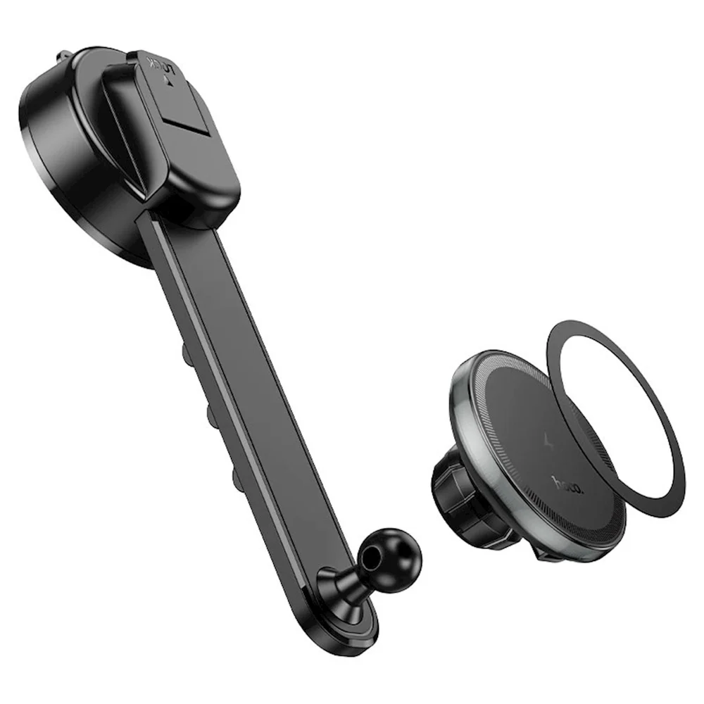 Car Phone Holder Hoco HW25 Neon Wireless Black - 2