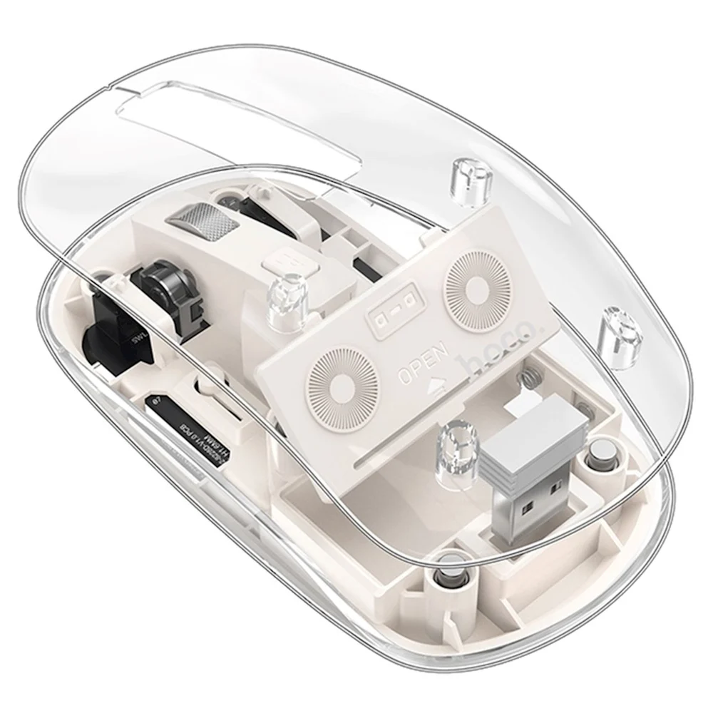 Hoco GM29 Wireless Mouse White - 2