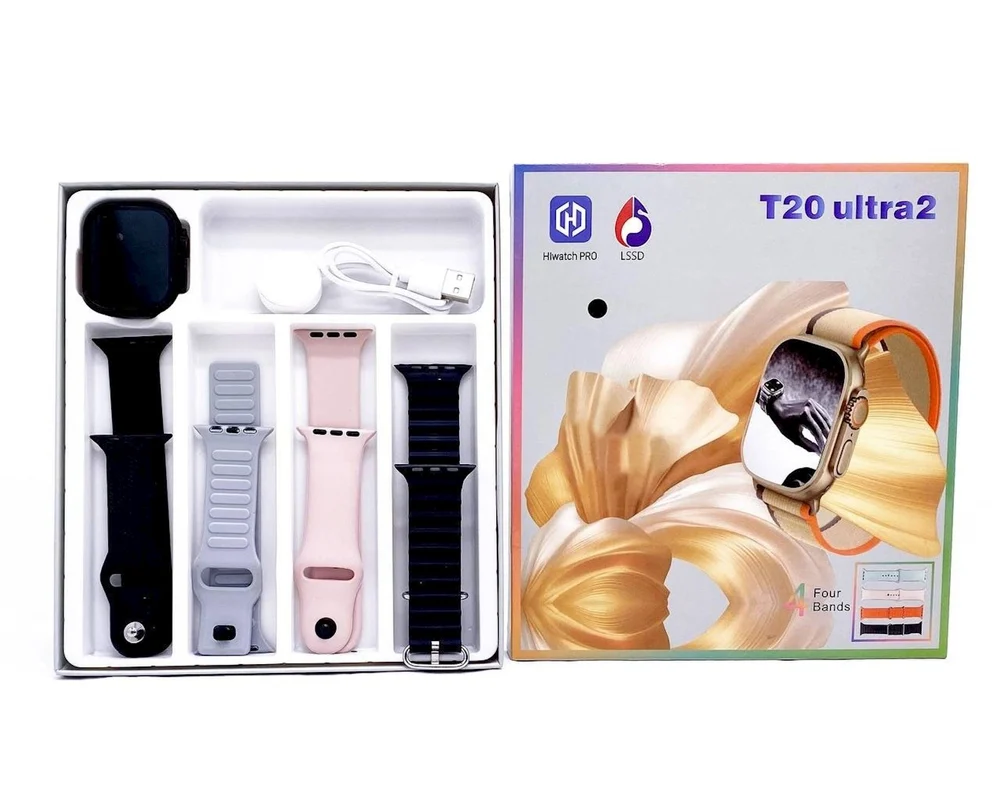 Akıllı saat T20 Ultra 2 Black
