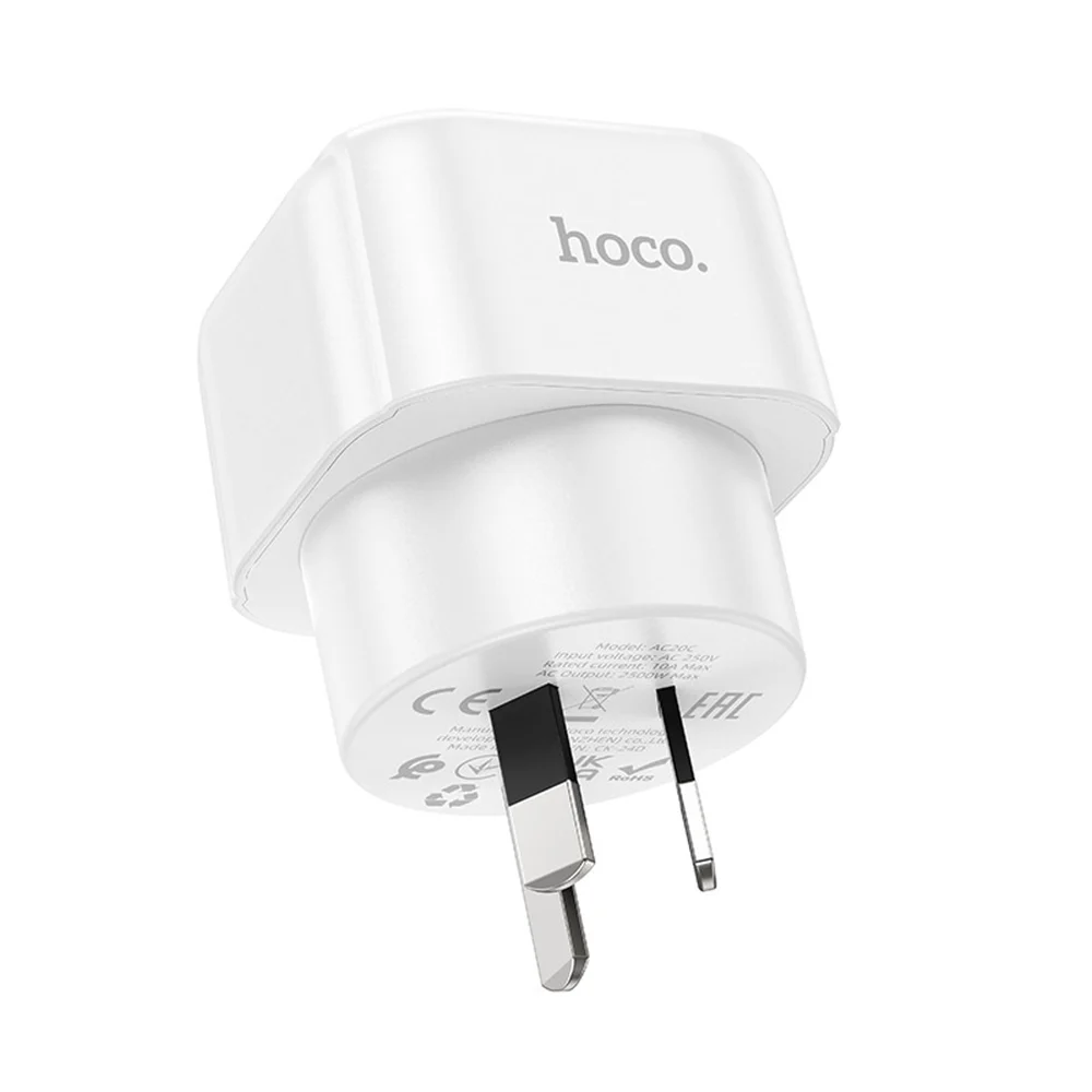 Ötürücü Hoco AC20C AU to EU White - 2