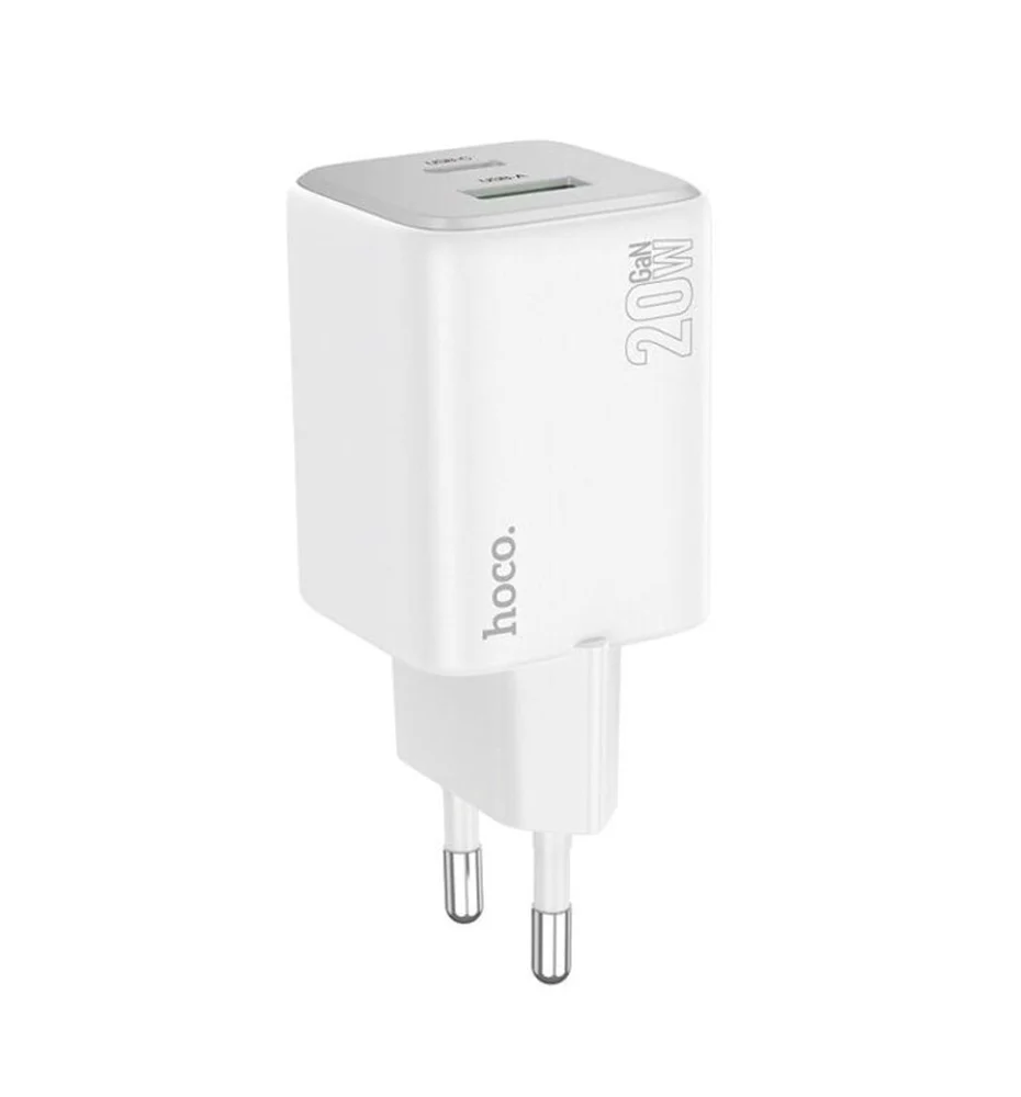 Şebeke enerji toplama cihazı Hoco N41 20W Beyaz