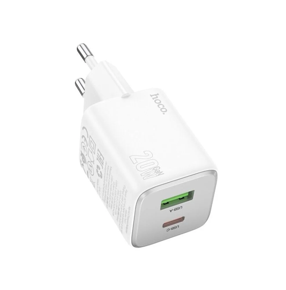Şebeke enerji toplama cihazı Hoco N41 20W Beyaz - 2