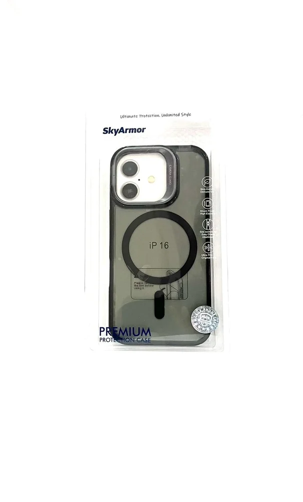 Чехол SkyArmor Premium Protection для iPhone 16 Black