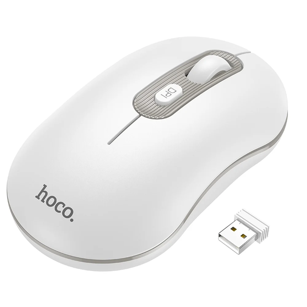 Sıçan Hoco GM21 Platinum White Gray