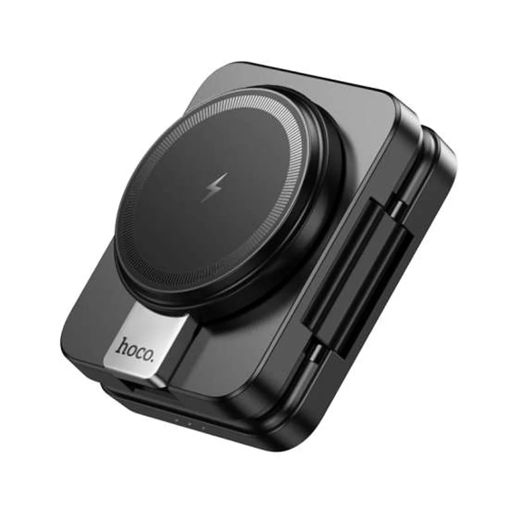 Wireless Charger Hoco CQ11 3-in-1 Wireless Magnetic 15W Black - 5