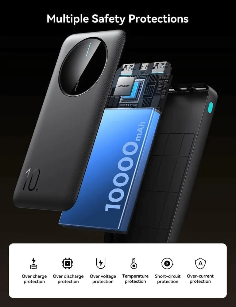 Dış güç bankası Joyroom JR-PBF12 10000 mAh Siyah - 6