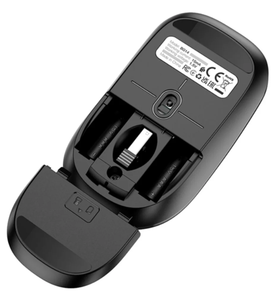 Mouse Borofone BG14 Planet 2.4G Black - 4