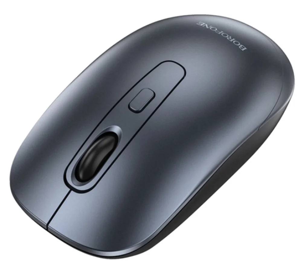 Мышь Borofone BG13 Winner 2.4G Черный/Металлический Серый - 2