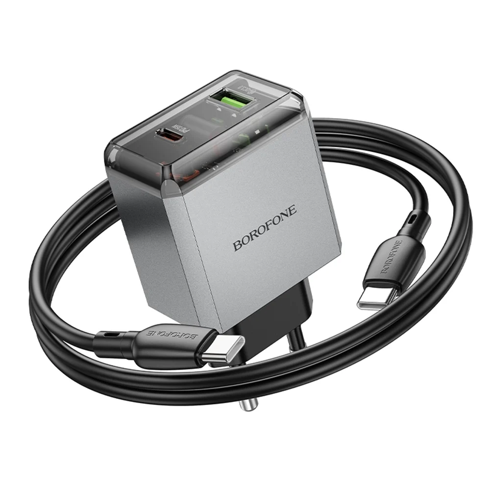 Borofone BN20 PD35W USB Type-C - Type-C Network Charging Device - 5