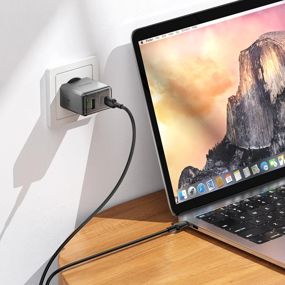 Borofone BN20 PD35W USB Type-C - Type-C Network Charging Device - 6