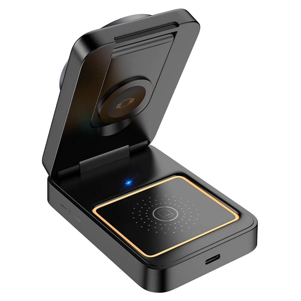 Wireless Charging Device Hoco CQ21, Black - 2