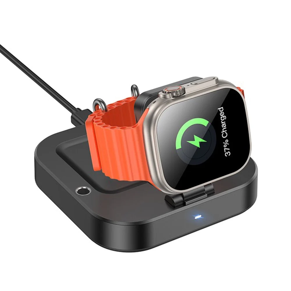 Wireless Charging Device Hoco CQ16A, Black - 2