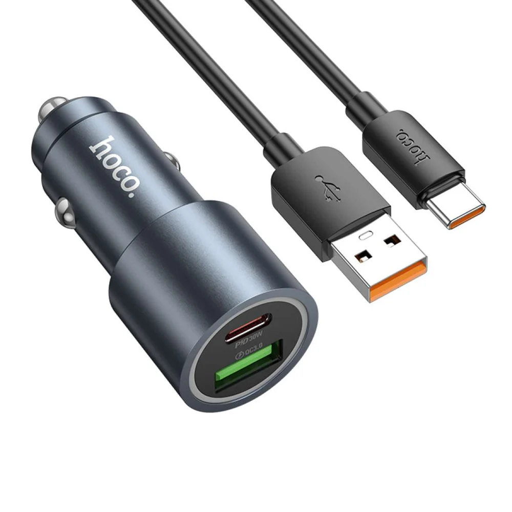Автомобильное зарядное устройство Hoco HC-Z60 black