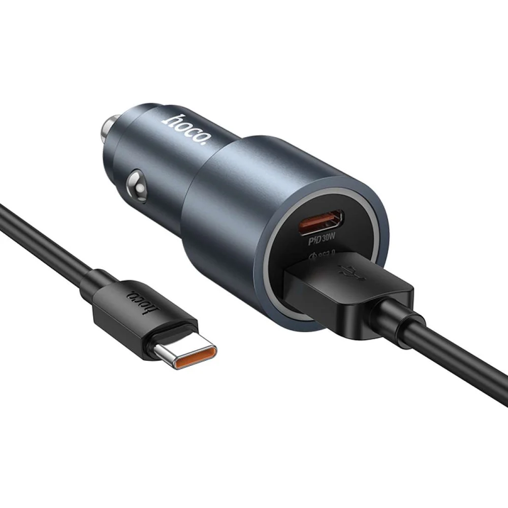 Автомобильное зарядное устройство Hoco HC-Z60 black - 3