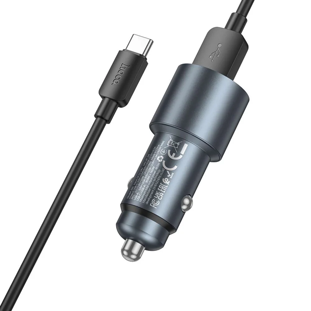 Автомобильное зарядное устройство Hoco HC-Z60 black - 4