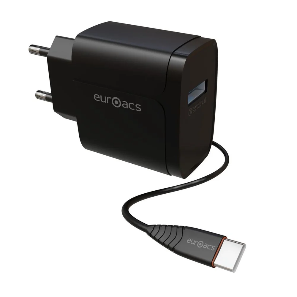 Сетевое зарядное устройство Euroacs EU-MG644, Черное