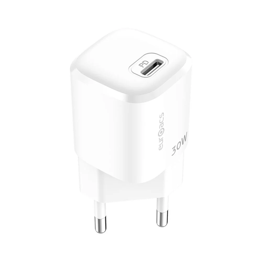 Сетевое зарядное устройство Euroacs EU-MA296 30W, Белое