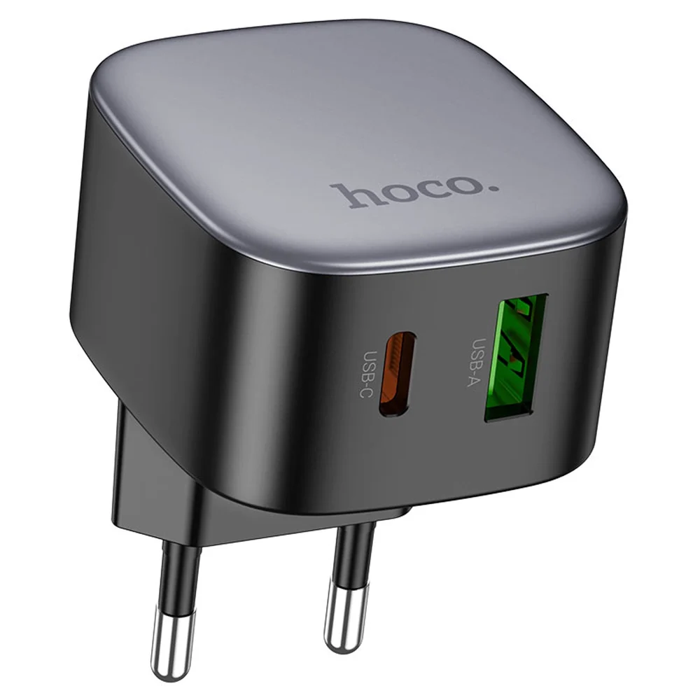 Сетевое зарядное устройство CS32A Rise PD20W + QC3.0, Черное