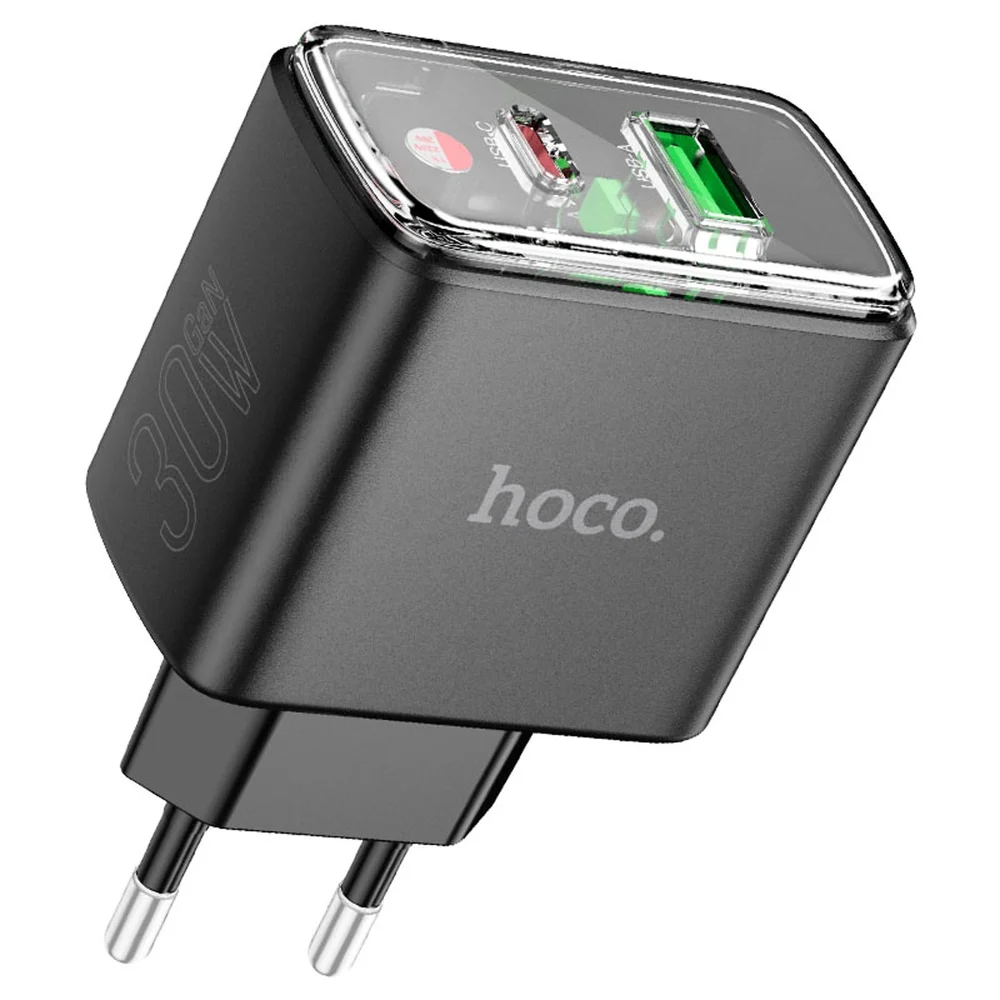 Hoco CS42A 30W Network Charger, Black