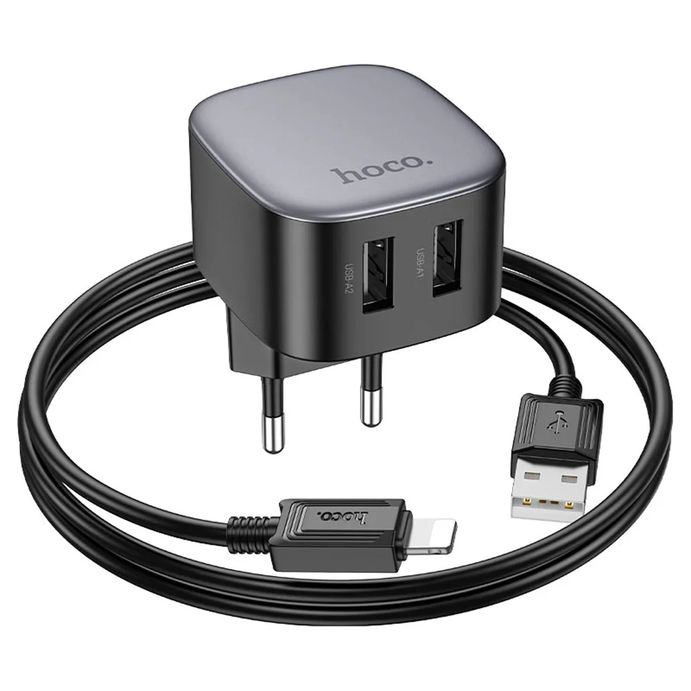 Hoco CS31A Wing Network Charger with Type-C to Type-C Cable - 3