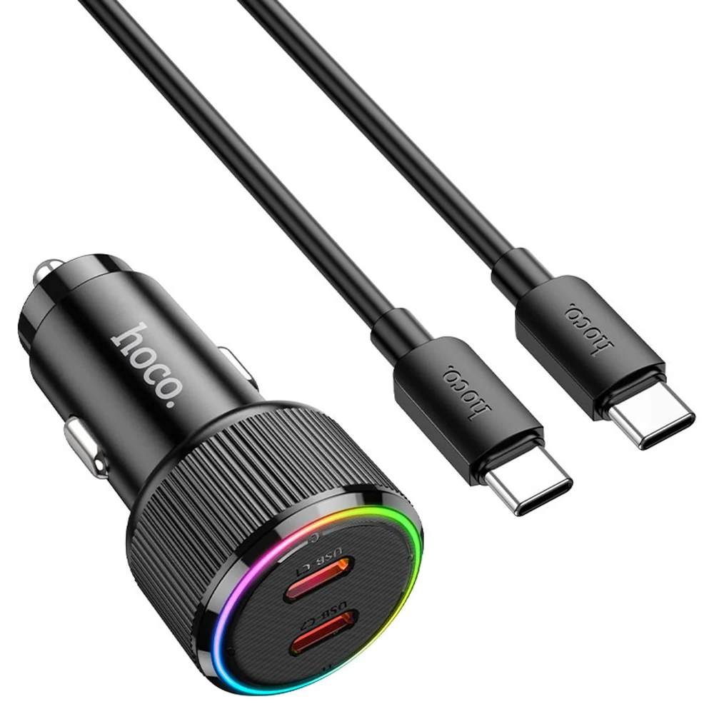 Car Charger Hoco NZ14B Black