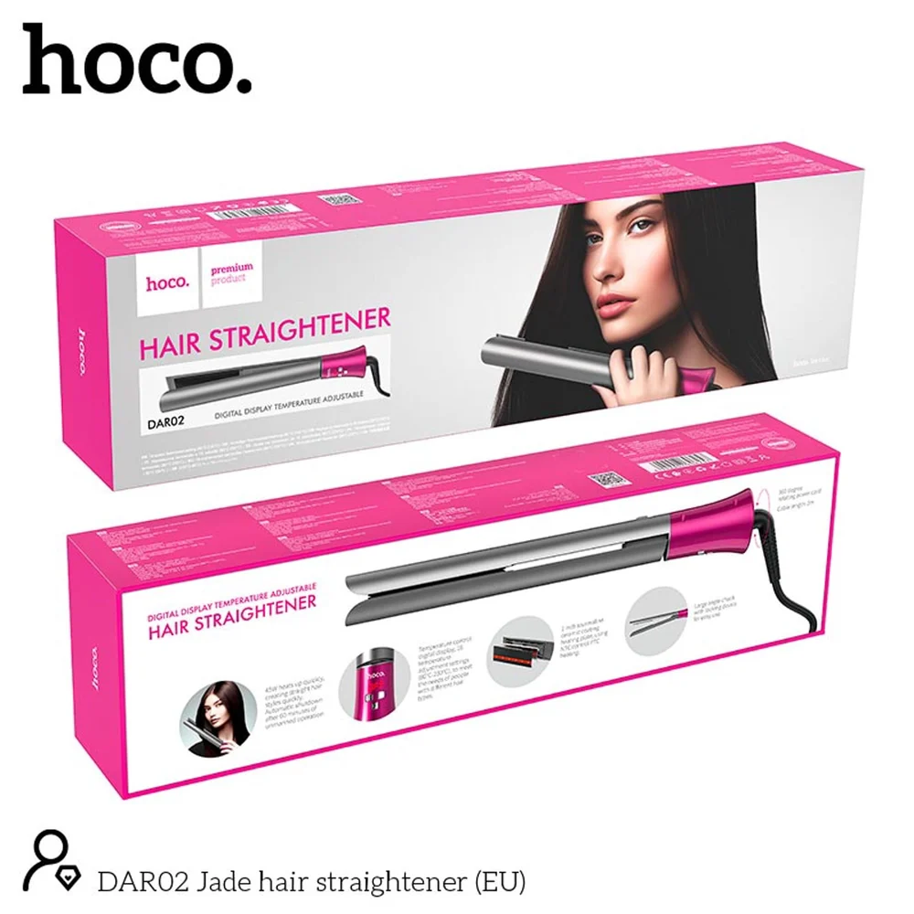Saç üçün maşa HOCO Jade DAR02 - 6942007632560 - 2