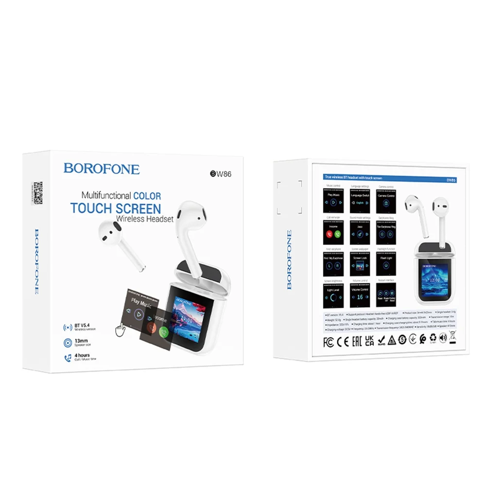 Wireless Earbuds Borofone BW86 White - 2