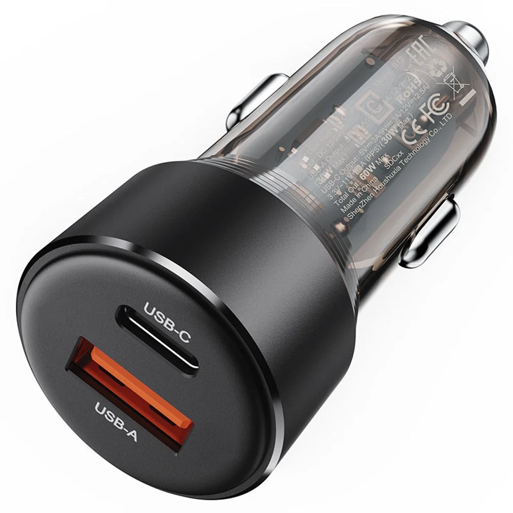 Car charging device ACEFAST B12 60W 2USB