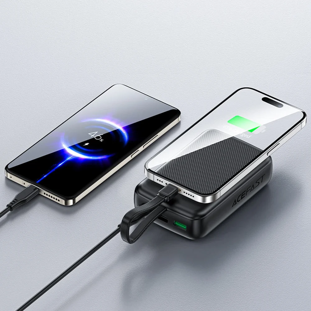 Siyah Acefast M14 20000 mAh Taşınabilir Batarya - 2