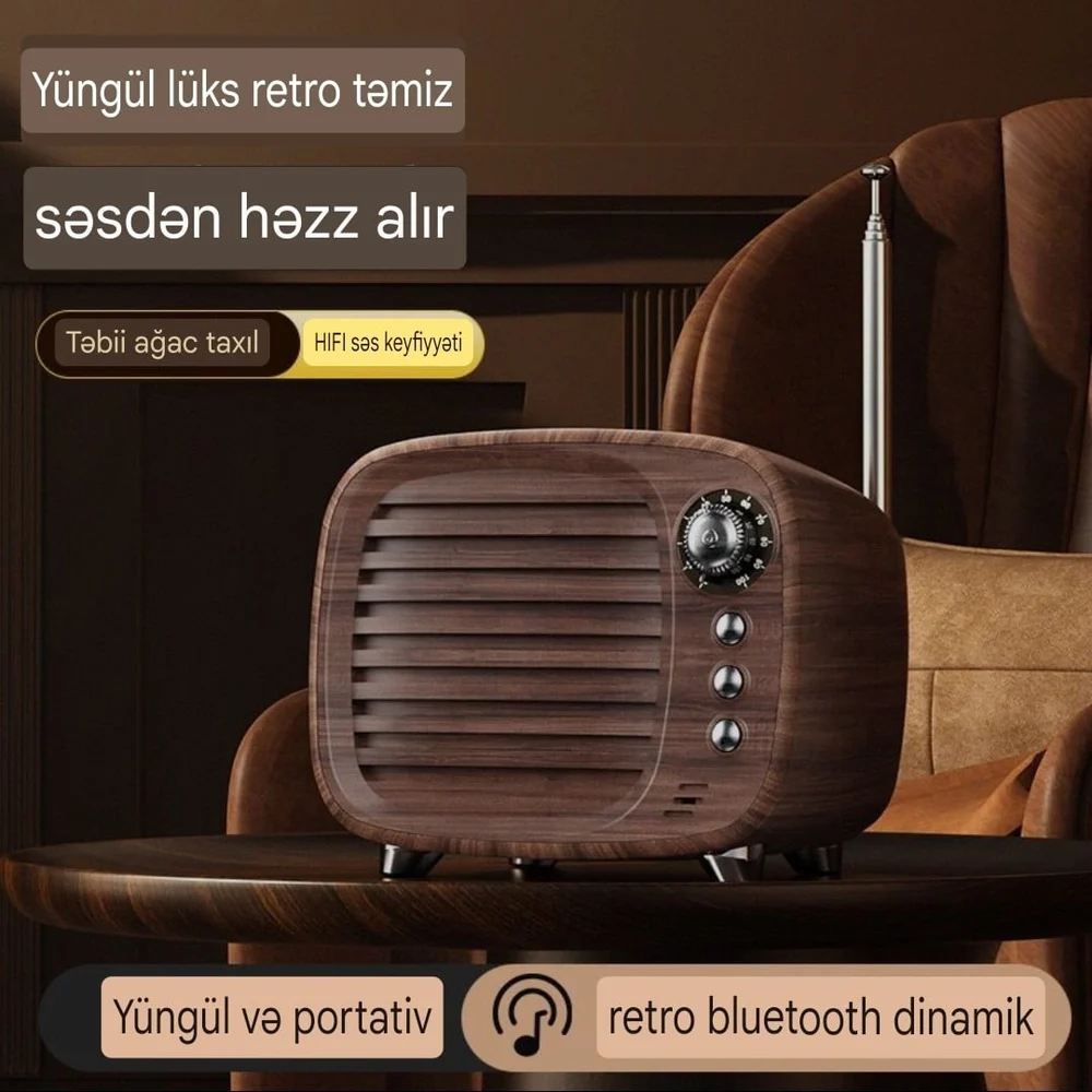 Портативная колонка 6240_taradio11 Brown