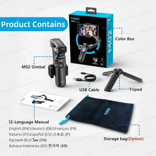 Smartfon üçün ştativ Tokqi M02 - 3