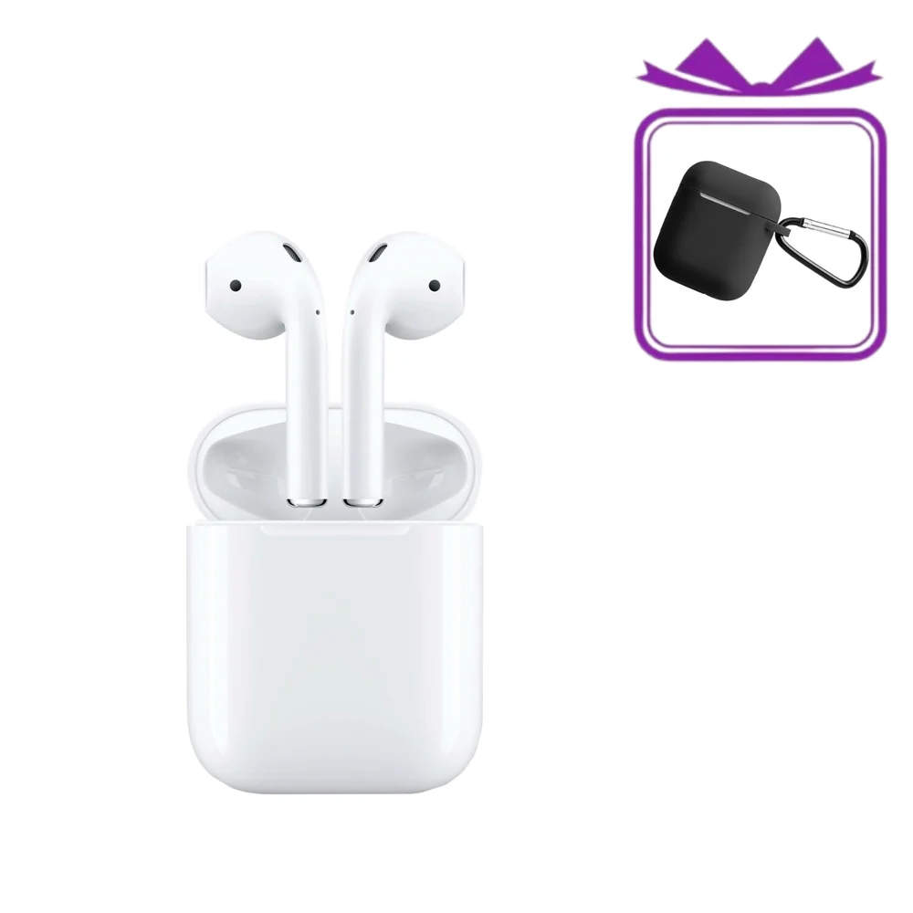 Kablosuz kulaklıklar AirPods 2 A Class Siyah Kasa Hediyeli