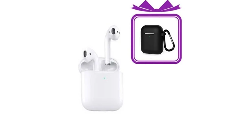 Simsiz qulaqlıqlar AirPods 2 Premium Class Black Case Hədiyyəli