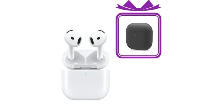 Kablosuz kulaklıklar AirPods 4 Premium Class Siyah Kasa Hediye
