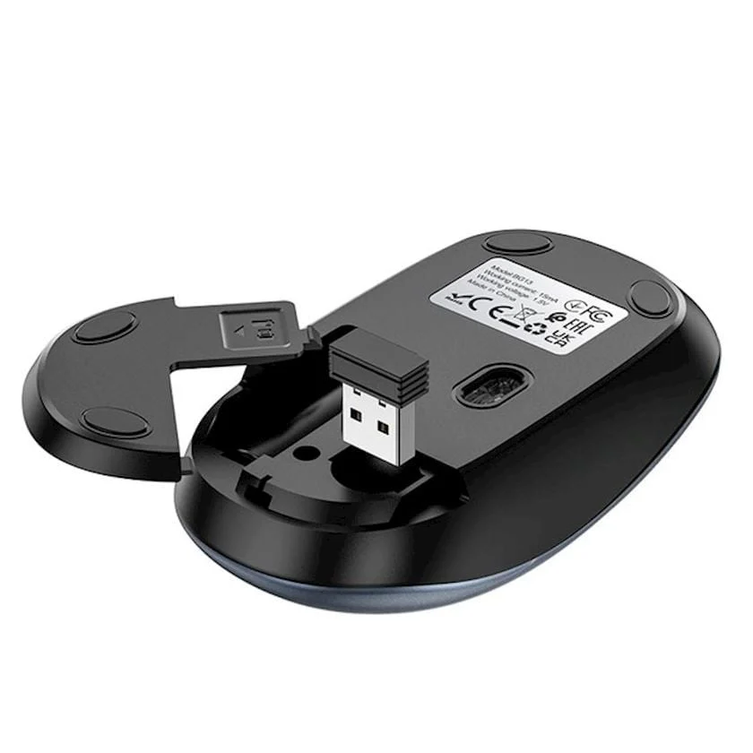 Wireless Mouse Borofone BG13 Winner 2.4G Black/Metal Gray - 4