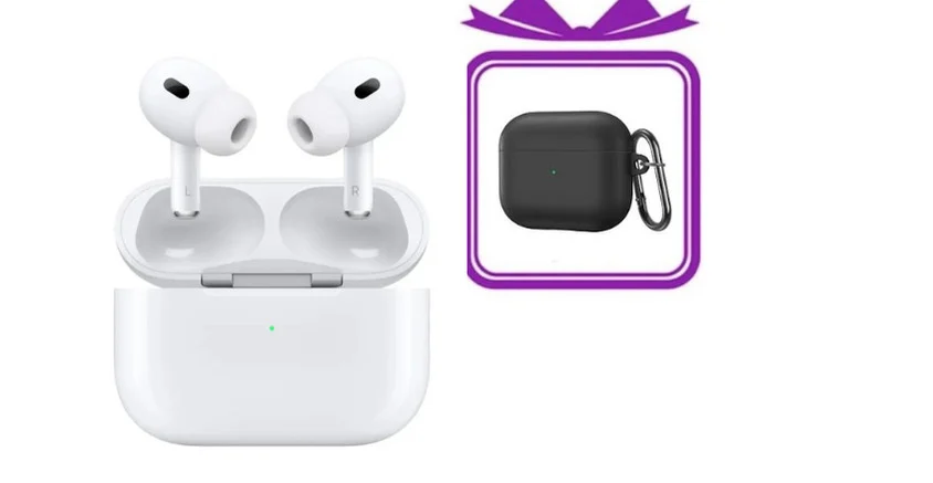Earbud Pro 2 White + Black Protective Case Gift