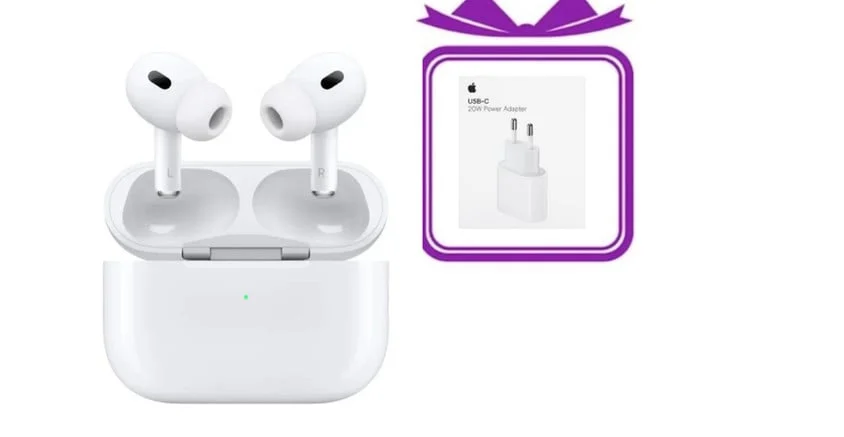 Kulaklık Pro 2 Beyaz + 20W Hızlı Şarj Hediye
