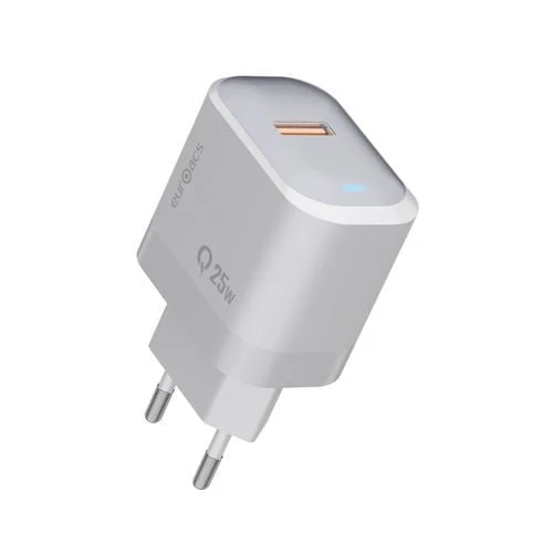 Адаптер USB 25W EUROACS EU-MQ712 белый