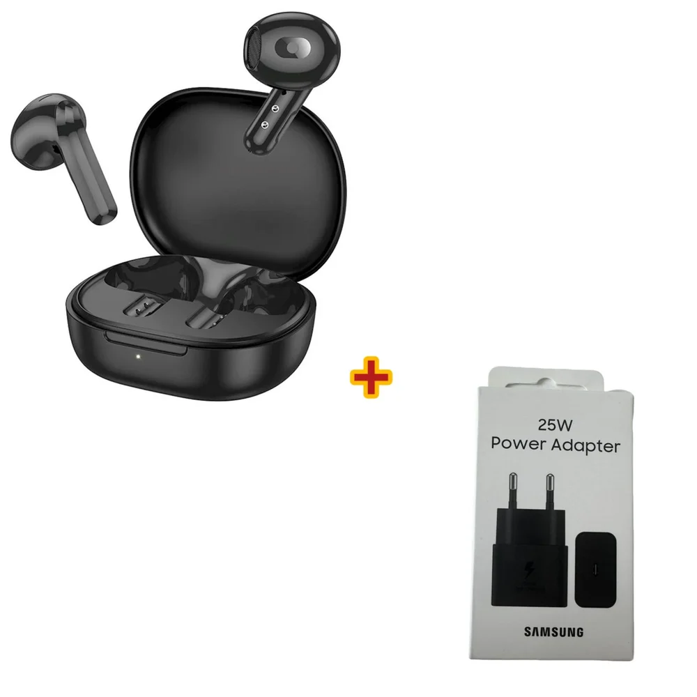 Kulaklık Borofone BW65 Black + Enerji toplama cihazı 25W Black Hediye