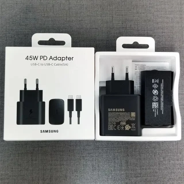 Ağ Enerji Toplama Cihazı 45 W PD siyah