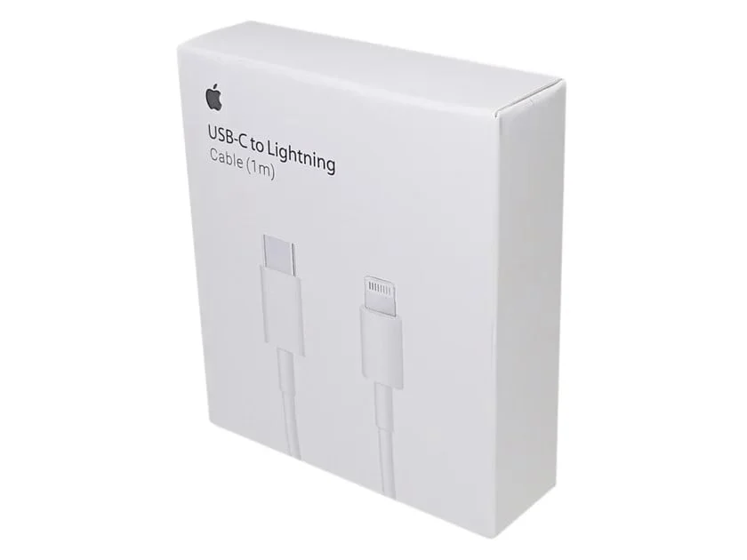 Kablo Lightning to Type-C 3A, 1 m, beyaz - 2