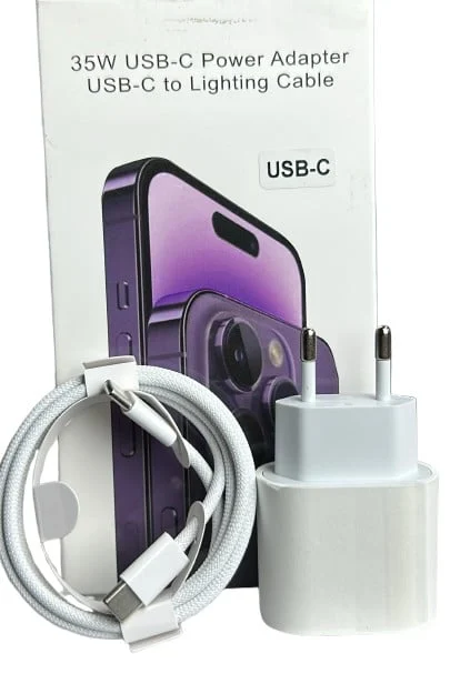 Power Adapter 35W USB-C to Lighting Cable