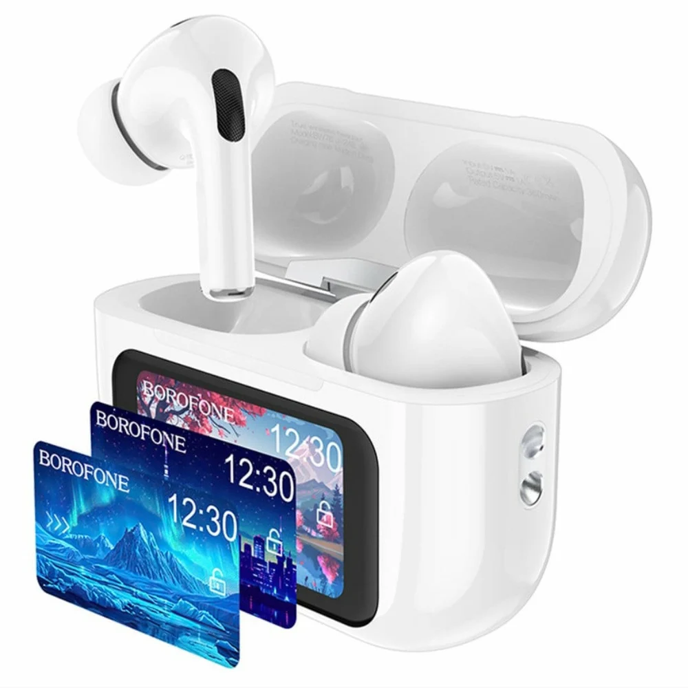 TELEDOCTOR-BW76 Anc Touch Screen Wireless Earbuds White