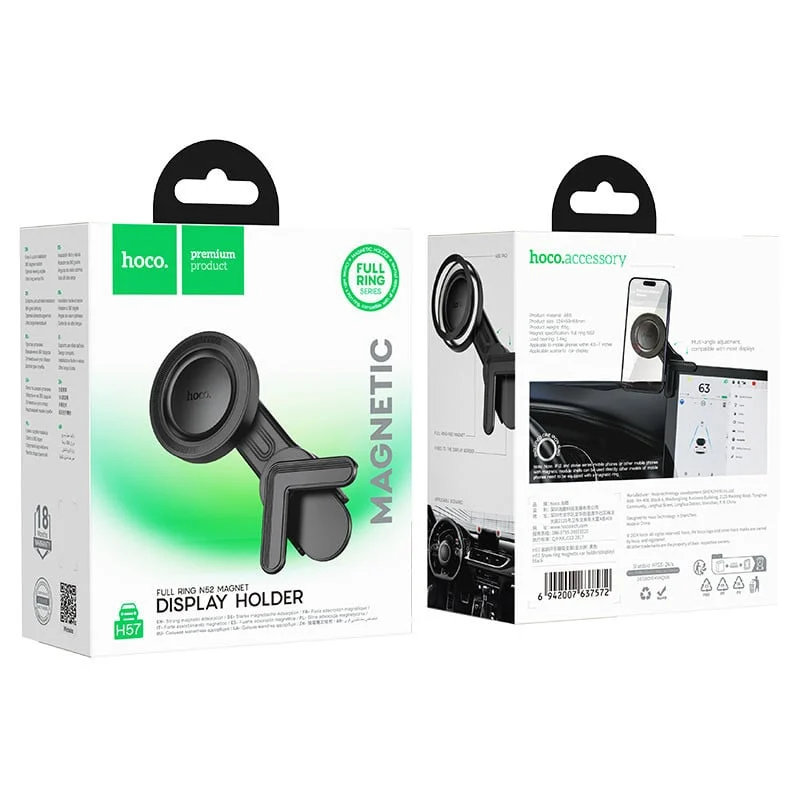 Araç için mıknatıslı telefon tutucu Hoco H57