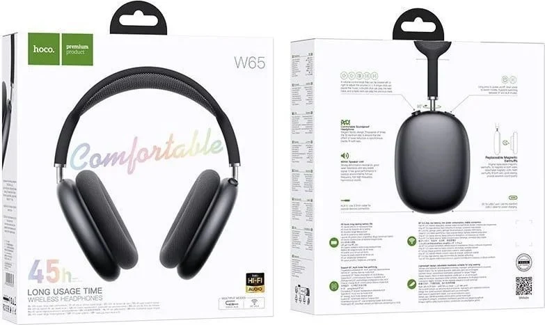 Wireless Earbuds Hoco W65, Black HocoW65 Black
