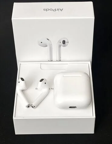 Беспроводные наушники Airpods 2 с беспроводным кейсом - 5