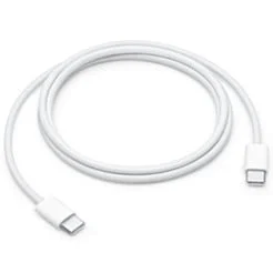 USB-C to USB-C Cable, 60 W, 1 m, White 5