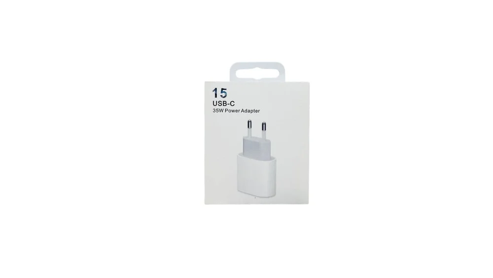 Şəbəkə enerji toplama cihazı USB-C 35W, Ağ