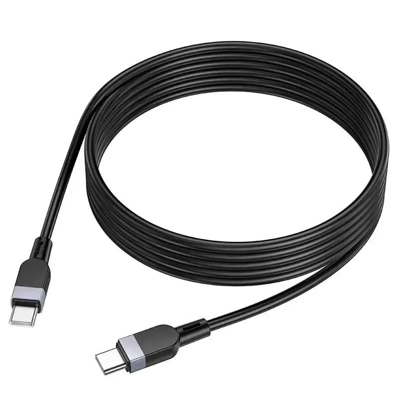 Hoco X109 Type-C to Type-C Enerji Silikon Kablo 60W, 2 m - 3