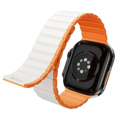Hoco AS102 Strap for Apple Watch 42/44/45/49 mm Starlight/Orange
